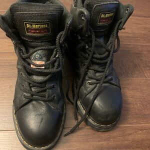 Dr. Martens Black Industrial  steel toe Boots size 9